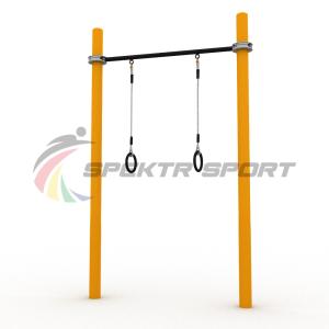 Купить Турник классический для занятий Воркаут с кольцами SP WRK-07 + Rings_76mm в Инзе 