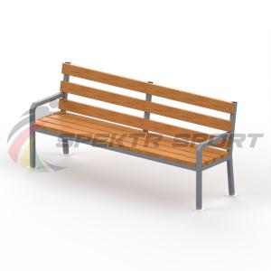 Купить Уличная скамейка со спинкой Дача в Инзе 