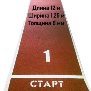 Купить Дорожка для разбега 12 м х 1,25 м. Толщина 8 мм в Инзе 