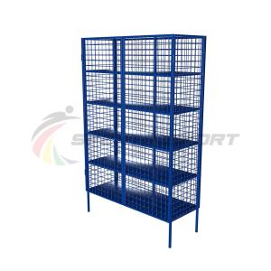 Купить Стеллаж для хранения инвентаря закрытый 1250х500х2000 (разборный) в Инзе 