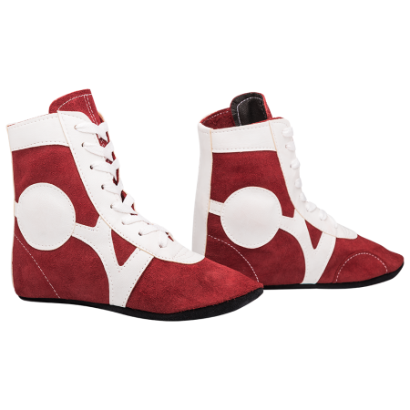 Купить Обувь для самбо RS001/2, замша, красный Rusco в Инзе 