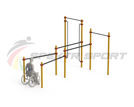 Купить Спортивный комплекс для инвалидов-колясочников WRK-D19_76mm в Инзе 