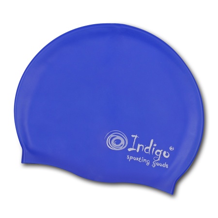 Купить Шапочка для плавания силиконовая Indigo однотонная  в Инзе 