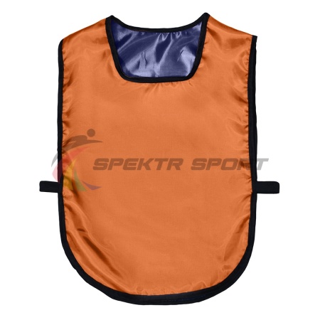 Купить Манишка футбольная двусторонняя универсальная Spektr Sport оранжево-синяя в Инзе 